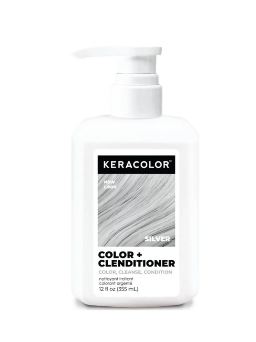 Keracolor Color + Clenditioner Temporary Hair Color - Silver - 12 fl oz: new